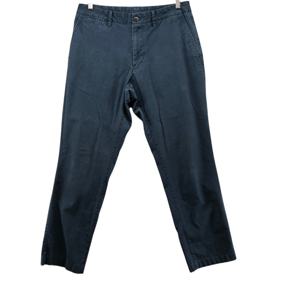 Bonobos Chinos Mens 34x32 Blue Cotton Blend Stretch Straight Leg Career Office